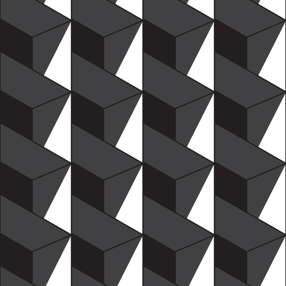 Abstract wall windows geometric seamless pattern vector