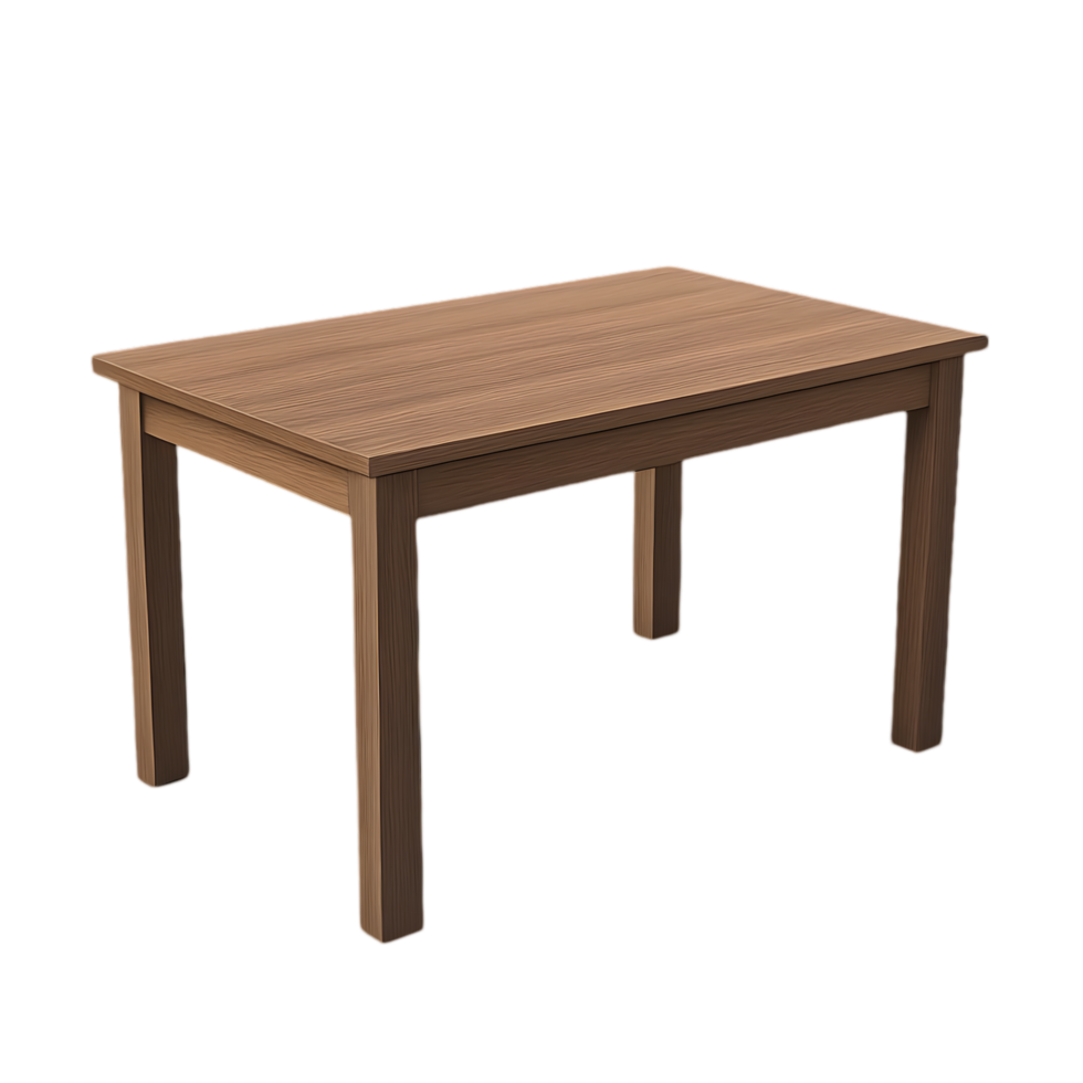 Elegant wooden table display studio setting product photography minimalist environment straight-on view modern aesthetic png
