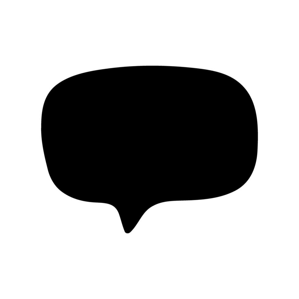 Speech bubble icon or sign. illustration. Isolated on white background. vector