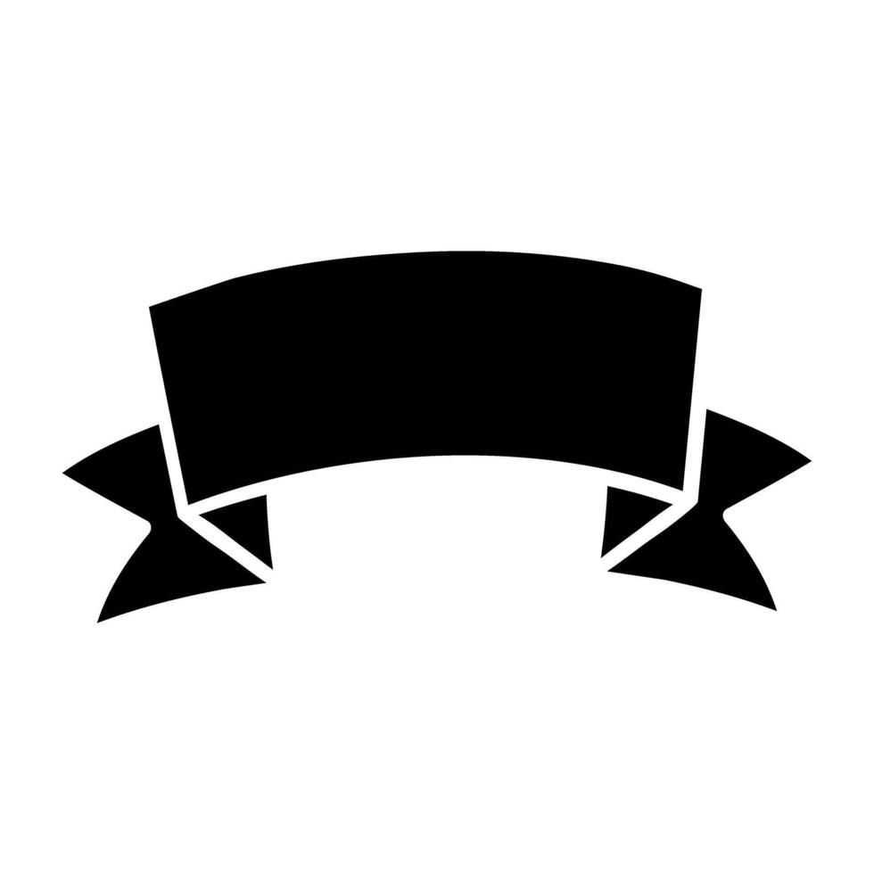 silhouette of ribbon decoration isolated icon design, illustration graphic vector