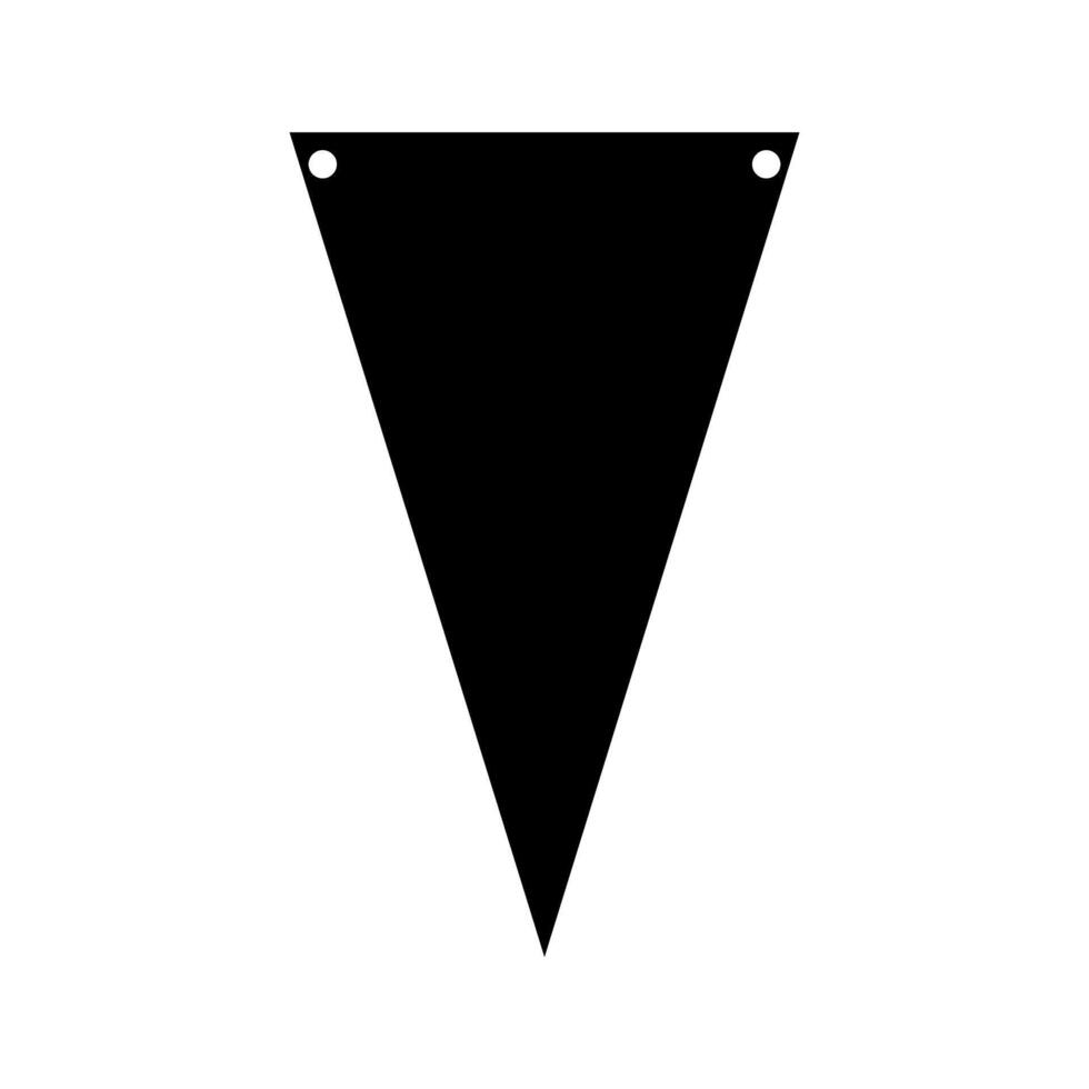 triangle icon on white background. illustration. Eps 10. vector
