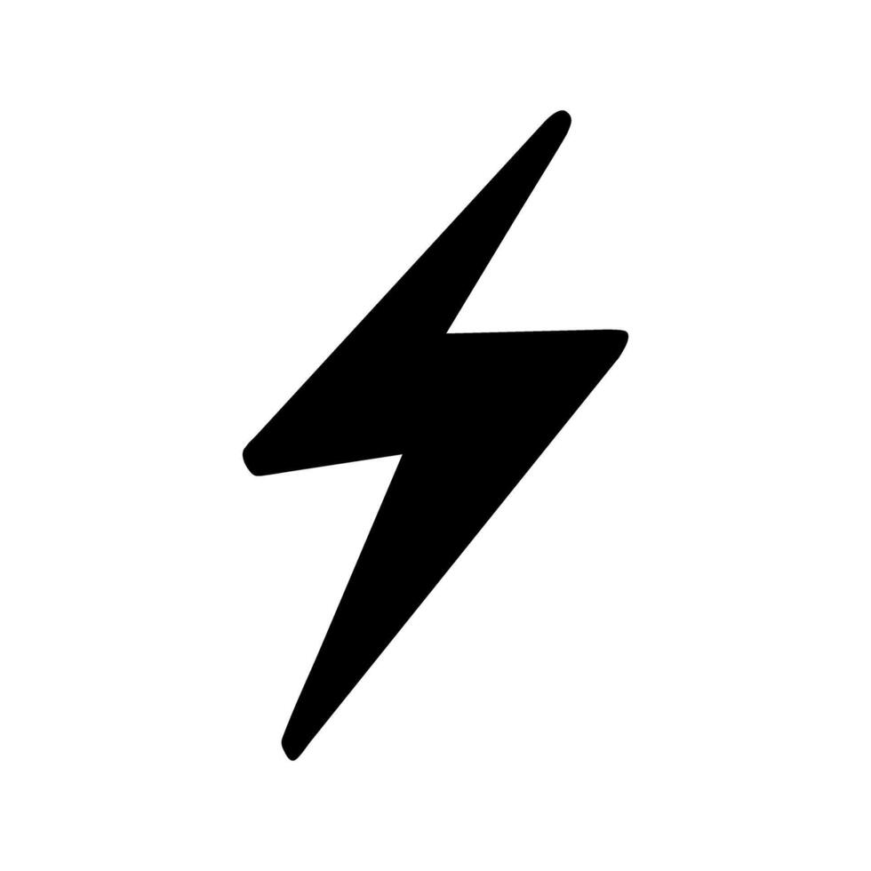Lightning icon . Power sign. Graph symbol for cooking web site and apps design, logo, app, UI vector