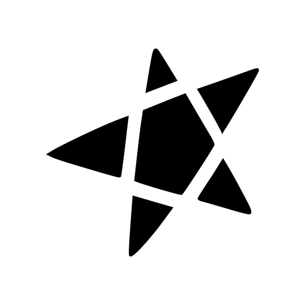 Star icon, illustration. Flat design style eps 10. vector