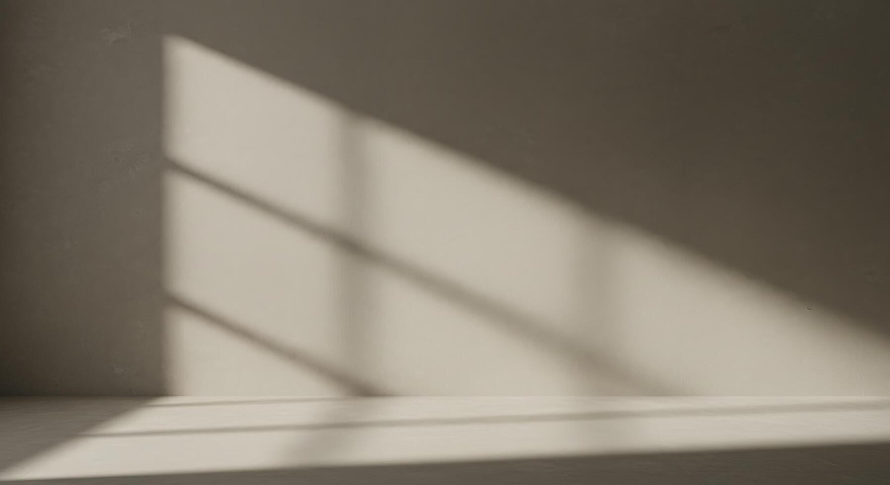 Subtle Sunlight on Walls, Minimalist Interior Design photo