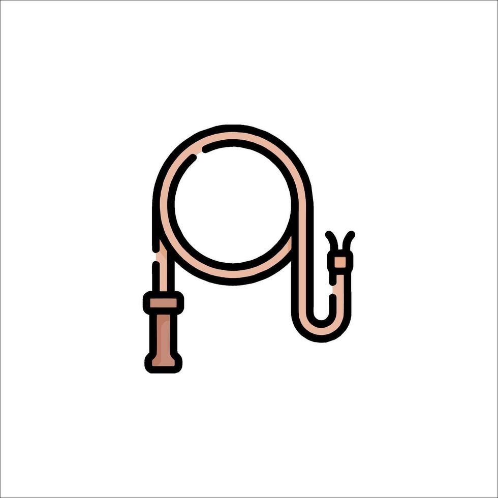 A hose with a handle on it vector
