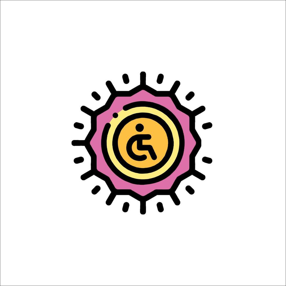 A logo for a company that makes wheelchairs vector
