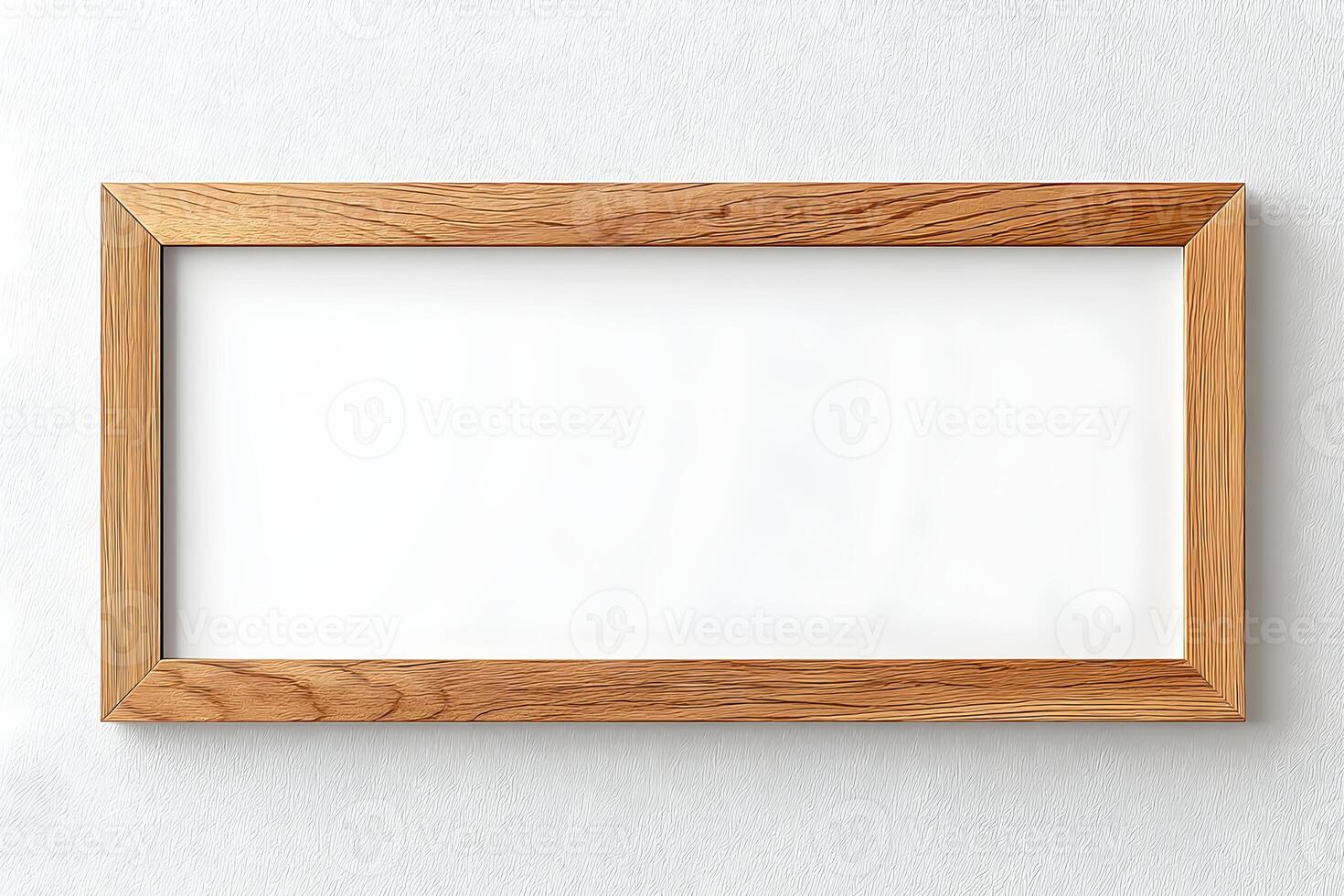 Blank frame for wall art mockup ideal for modern interiors with a simple design, suitable for any decor style and perfect for personal or professional display photo