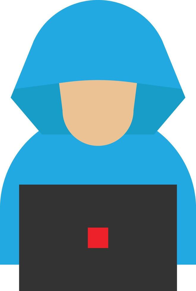 Hacker Programming Laptop vector