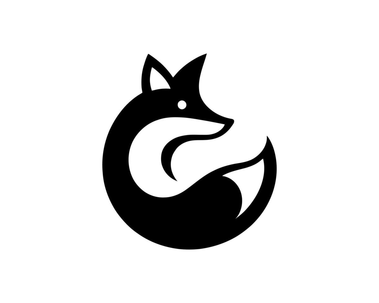 Fox smart logo concept for branding vector