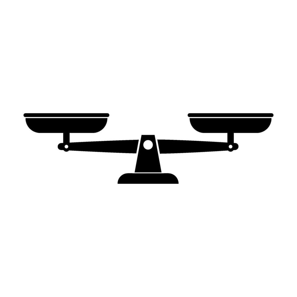 Scale icon on white background. vector