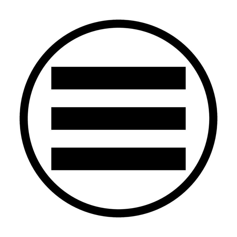 Web menu icon on white background. vector