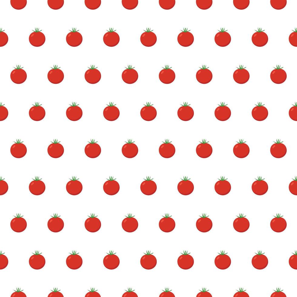 small tomato seamless pattern with simple design vector