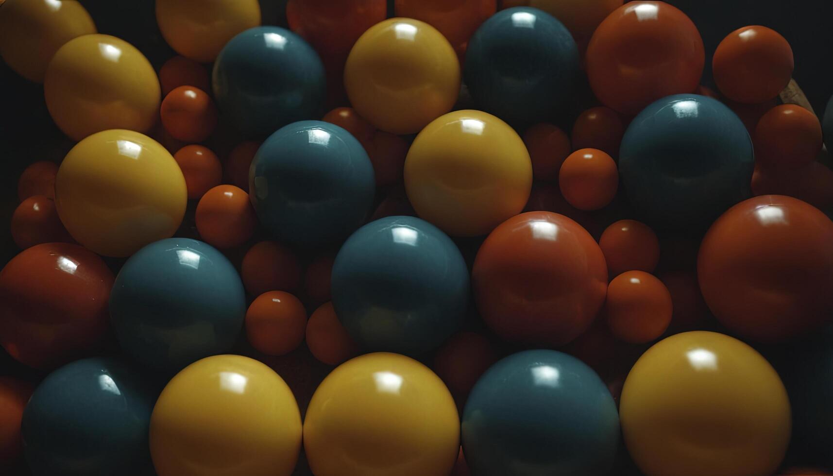 A bunch of colorful eggs are arranged in a pile photo