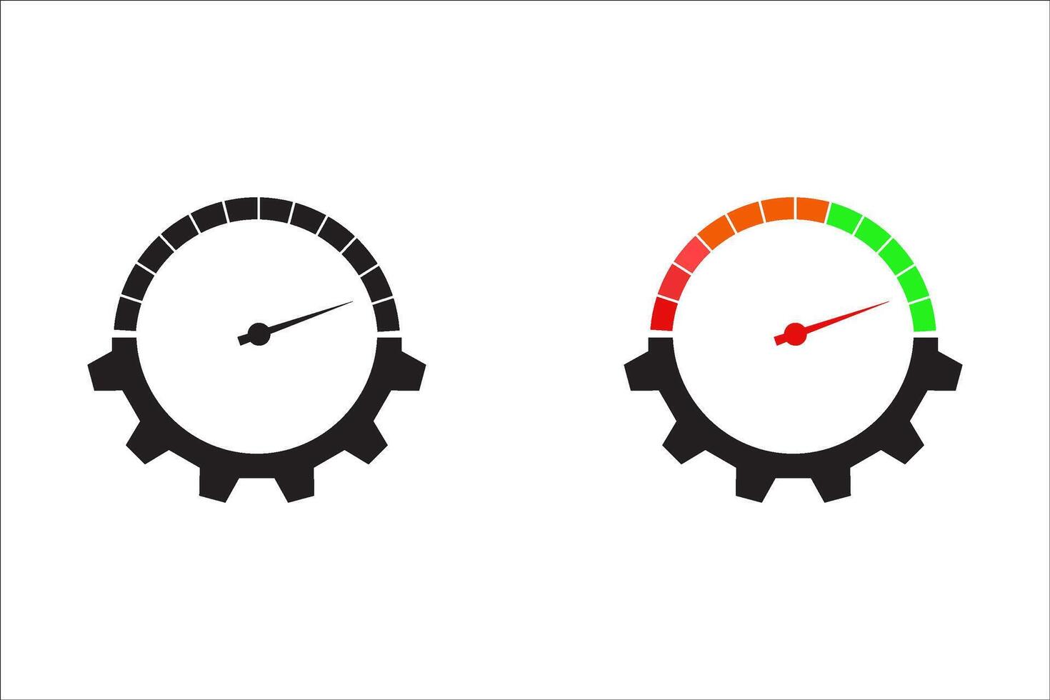 Engine performance icon set. For your website, logo, app, UI design. illustration, isolated on white background. vector