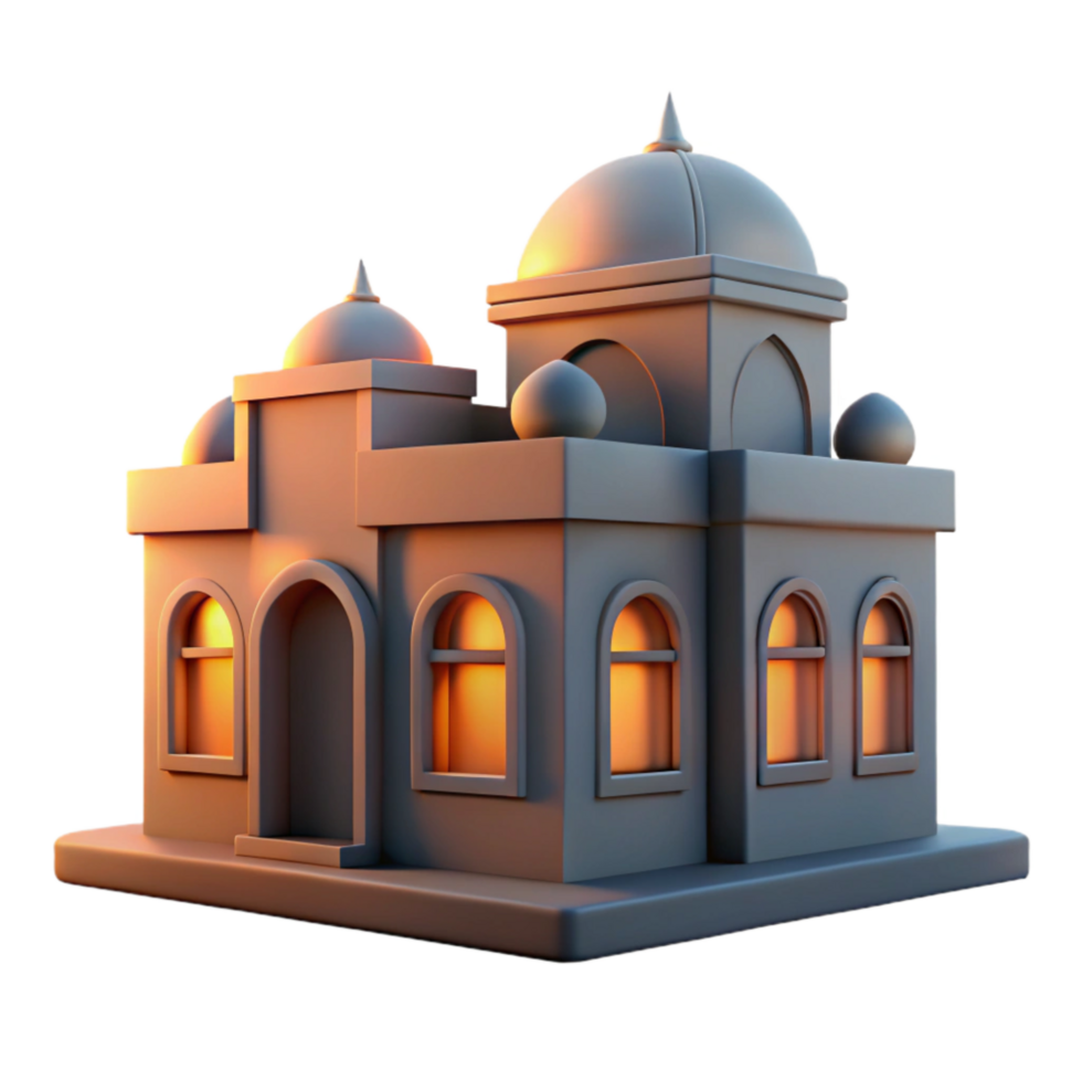 beautiful artistic Building Silhouette at Dawn Transparent Background original png