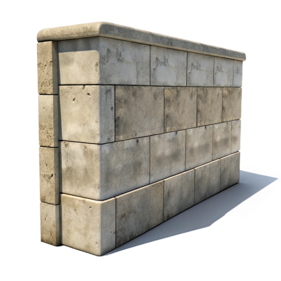wonderful contemporary Concrete Wall with Shadow Detail Cutout png