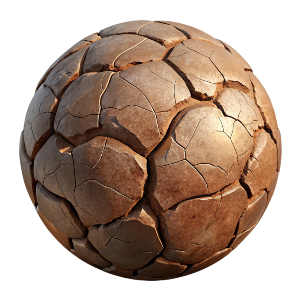 magnificent classic Cracked Earth Surface Cutout Dark Brown Texture professional png