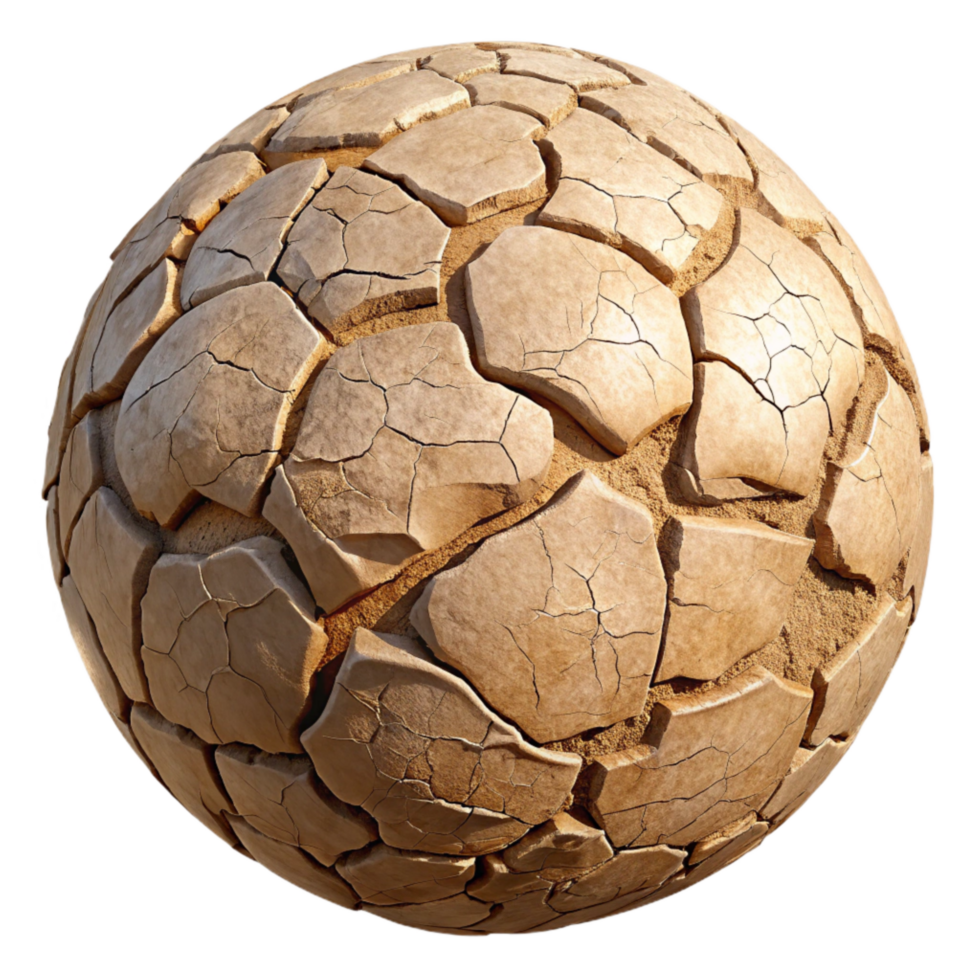 vibrant classic Cracked Earth Surface Close Up Isolated authentic png