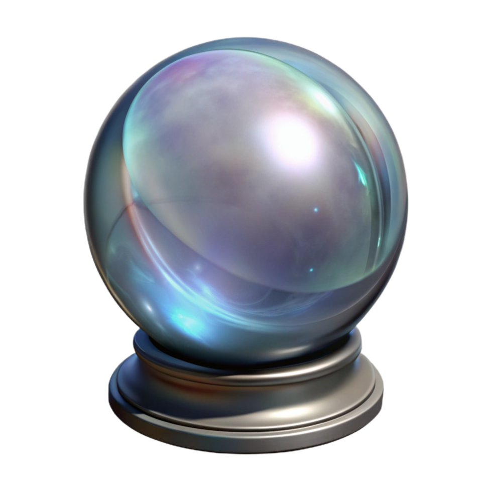 extraordinary classic Crystal Ball Reflections Transparent Cutout authentic png
