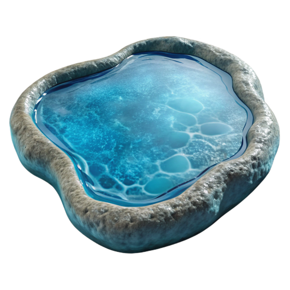 stunning rustic Crystal Clear Lake Surface Cutout Element exclusive png