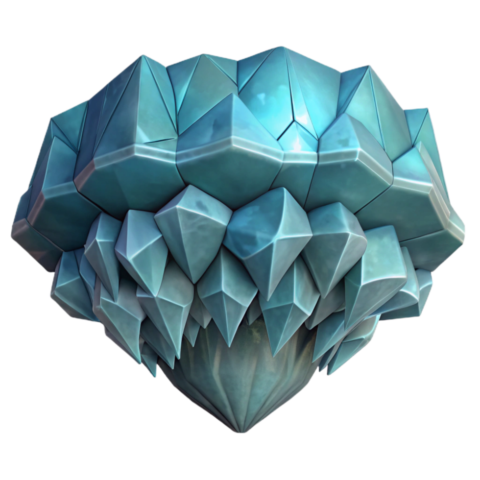 impressive classic Crystalline Cave Ceiling Transparent Background Isolated Detailed Texture premium png