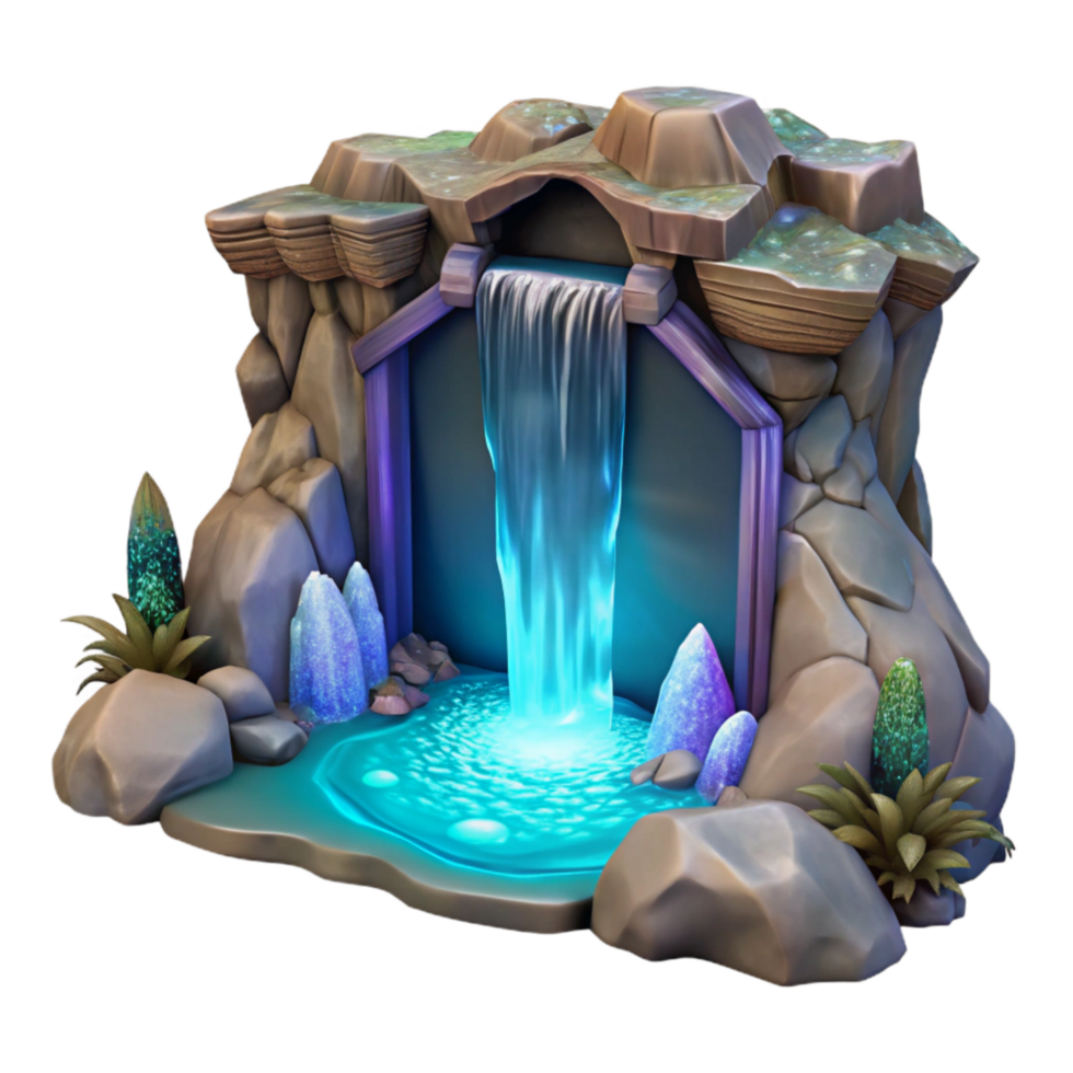 extraordinary artistic Crystalline Cave Ceiling Transparent Background Isolated Detailed Texture authentic png