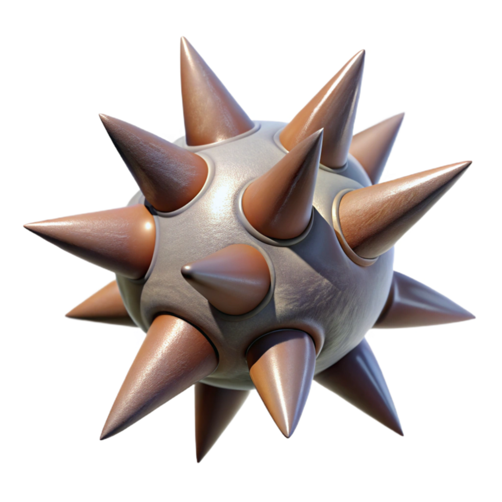 beautiful vintage Digital Thorn Cutout Sharp Point Isolated authentic png