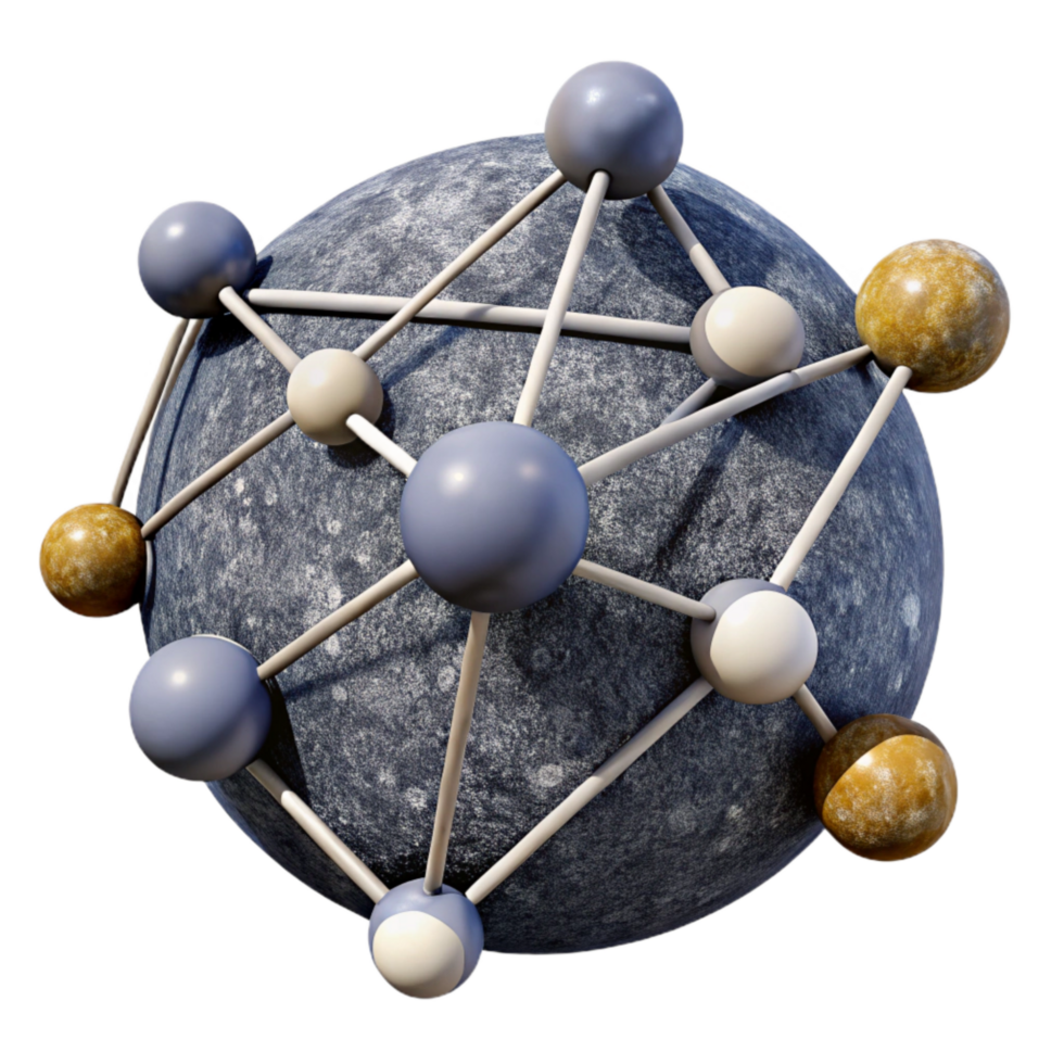 dramatic artistic Digital Network Connections Nodes Cutout authentic png