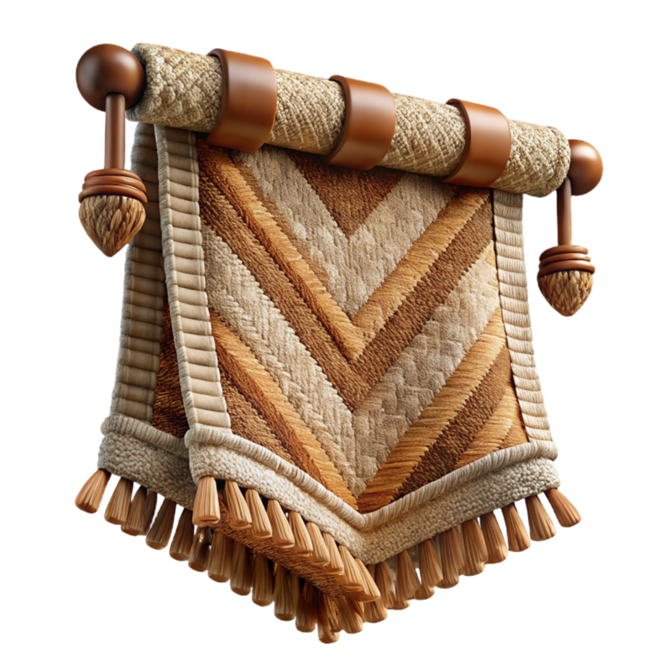 stunning vintage Earthy Tapestry Cutout with Woven Texture Detail exclusive png