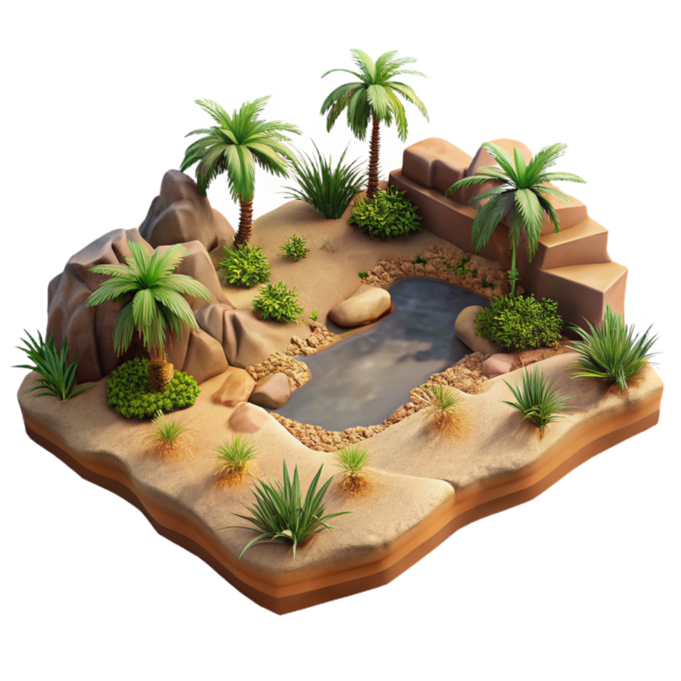 elegant rustic Earthy Terrain Cutout Warm Sunlight Isolated Element high quality png