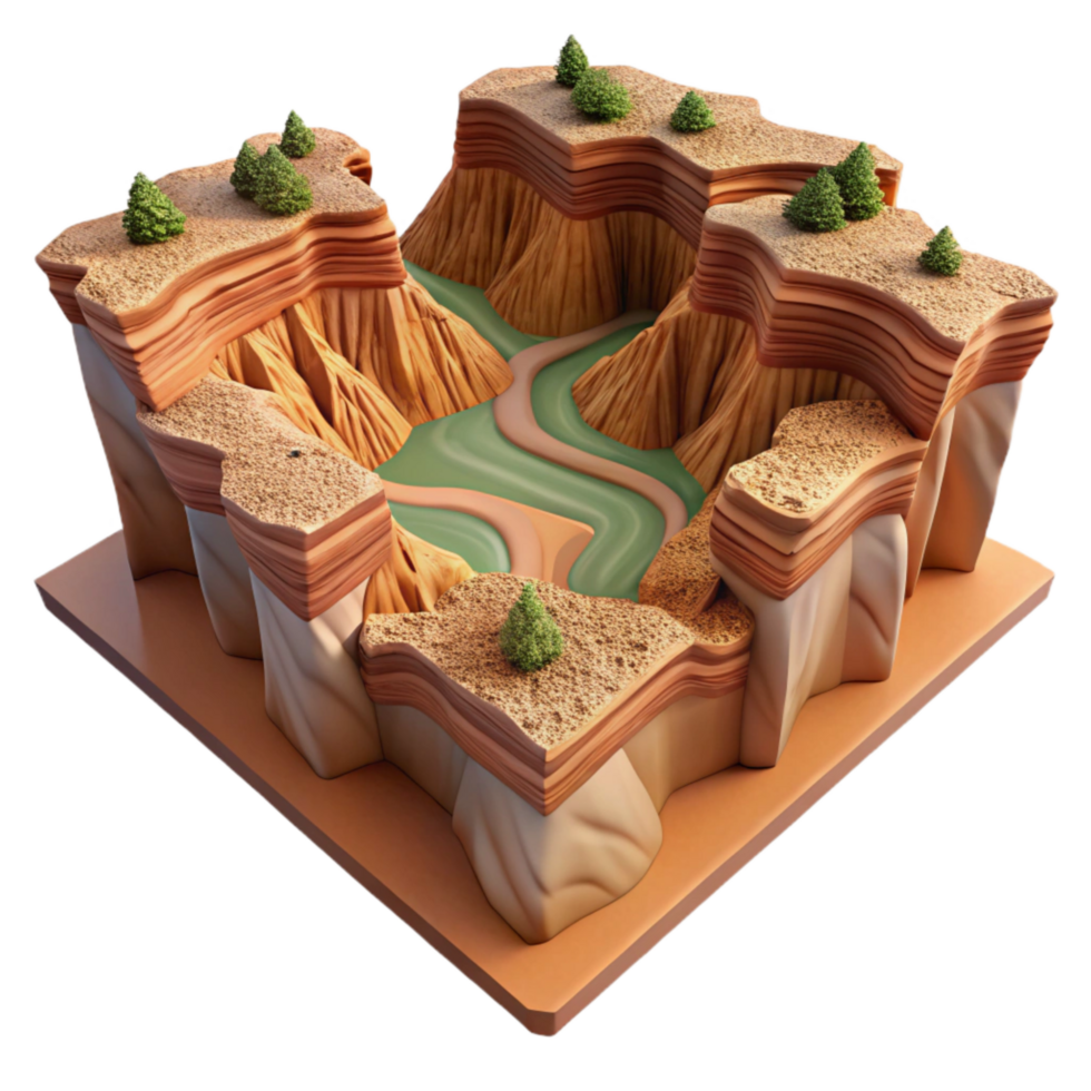 impressive abstract Earthy Terrain Cutout Warm Sunlight Isolated Element genuine png
