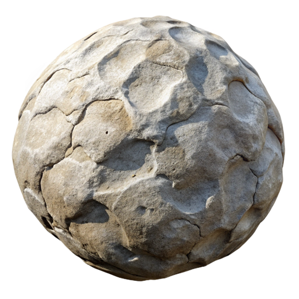 elegant classic Eroded Stone Texture Isolated with Rough Surface original png