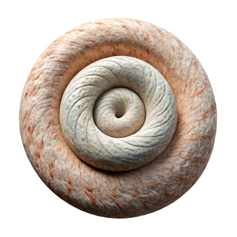 beautiful modern Fiber Art Spiral Transparent Background Isolated high resolution png