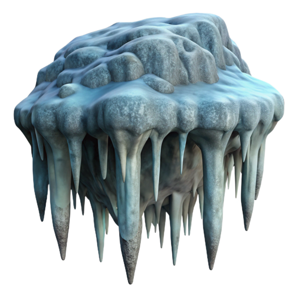 magnificent contemporary Gelid Grotto Icicles Close Up Cutout premium png