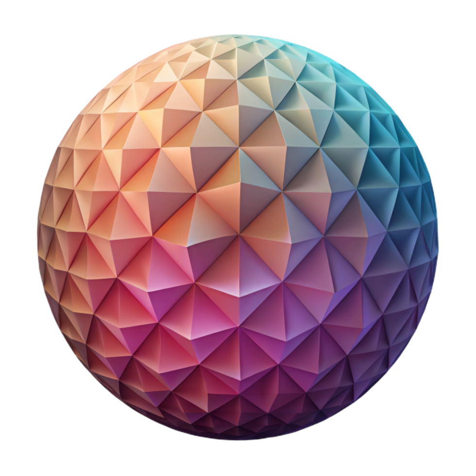 dramatic vintage Geometric Circle Pattern with Gradient Colors Transparent Background authentic png