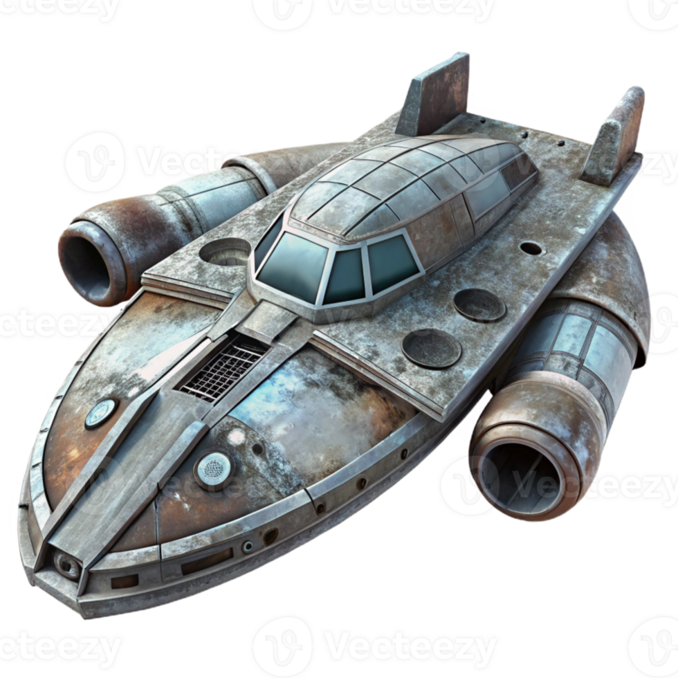 wonderful contemporary Nebula Nomad Starship Front View Isolated Element genuine png