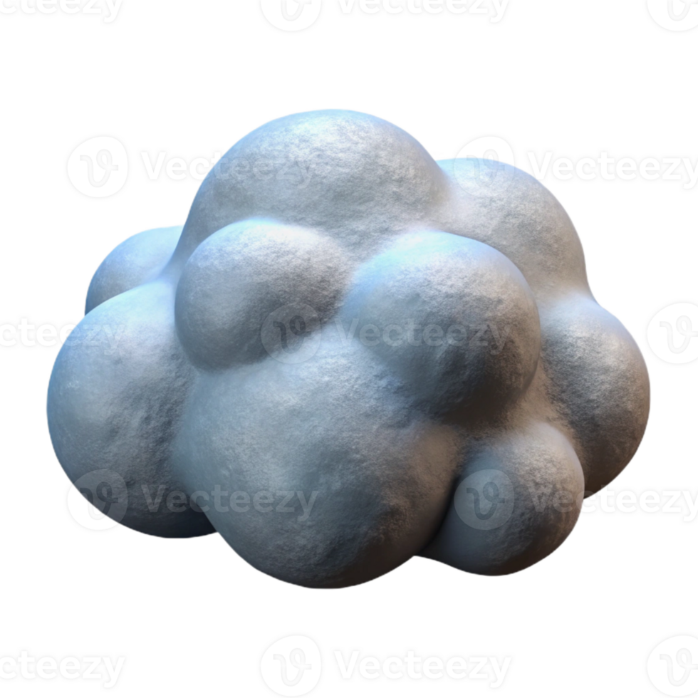 vibrant creative Realistic Cloud Isolated with Transparent Background genuine png