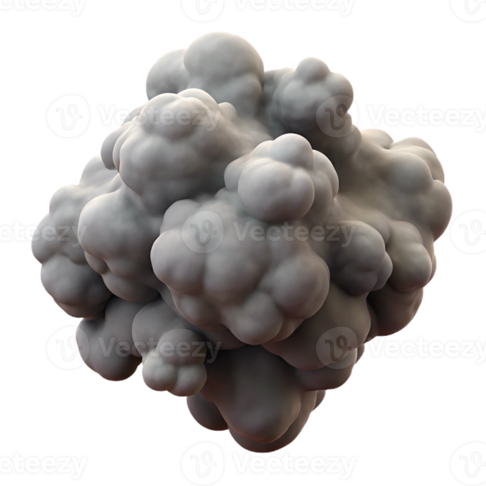magnificent traditional Realistic Gray Smoke Cutout with Subtle Shadows detailed png