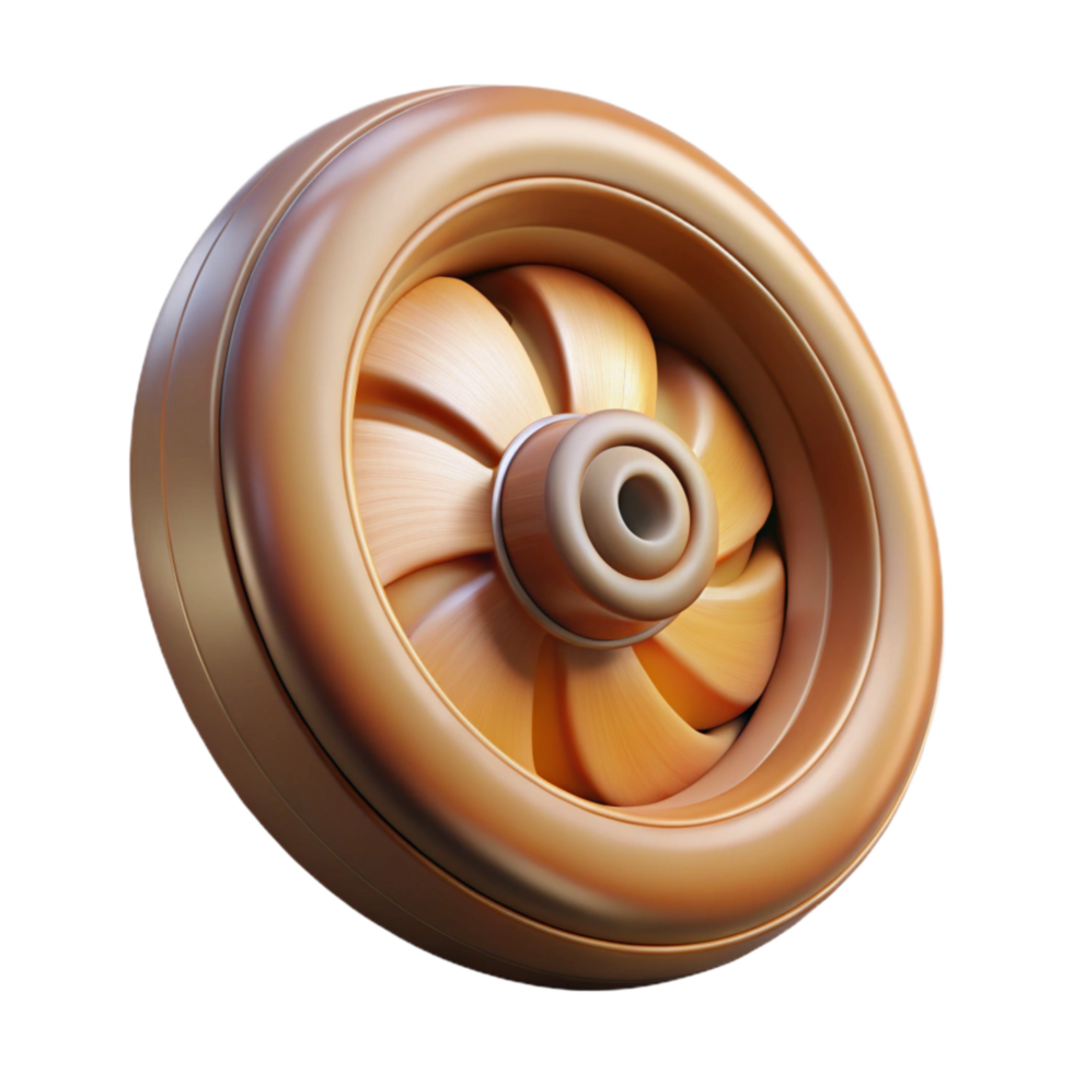 wonderful rustic Rotating Wheel with Motion Blur Effect Cutout authentic png