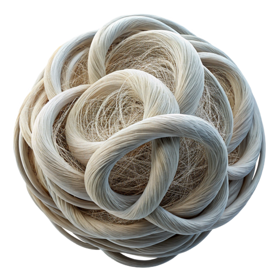 magnificent minimalist Tangled Gossamer Threads Abstract Design Isolated genuine png