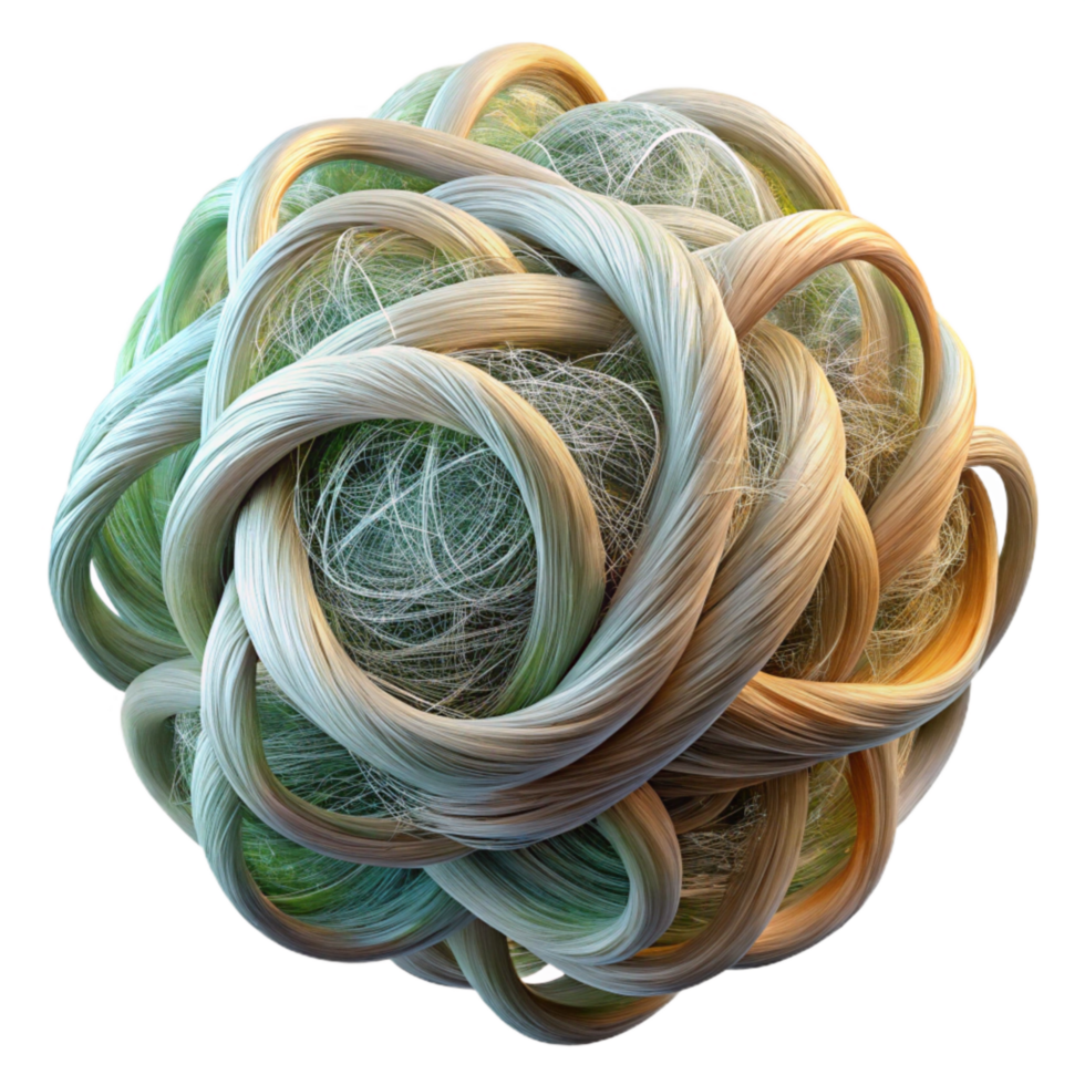 wonderful abstract Tangled Gossamer Threads Abstract Design Isolated genuine png