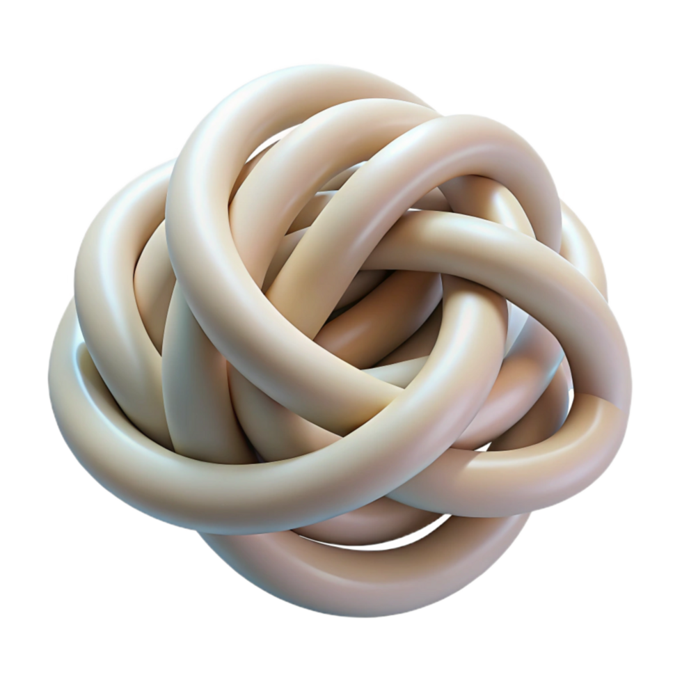 wonderful contemporary Tangled String Isolated with Soft Lighting genuine png