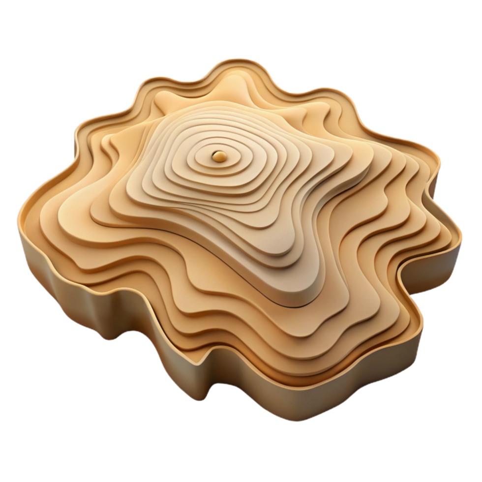 extraordinary traditional Topographic Map Piece Cutout Unique Shape high quality png