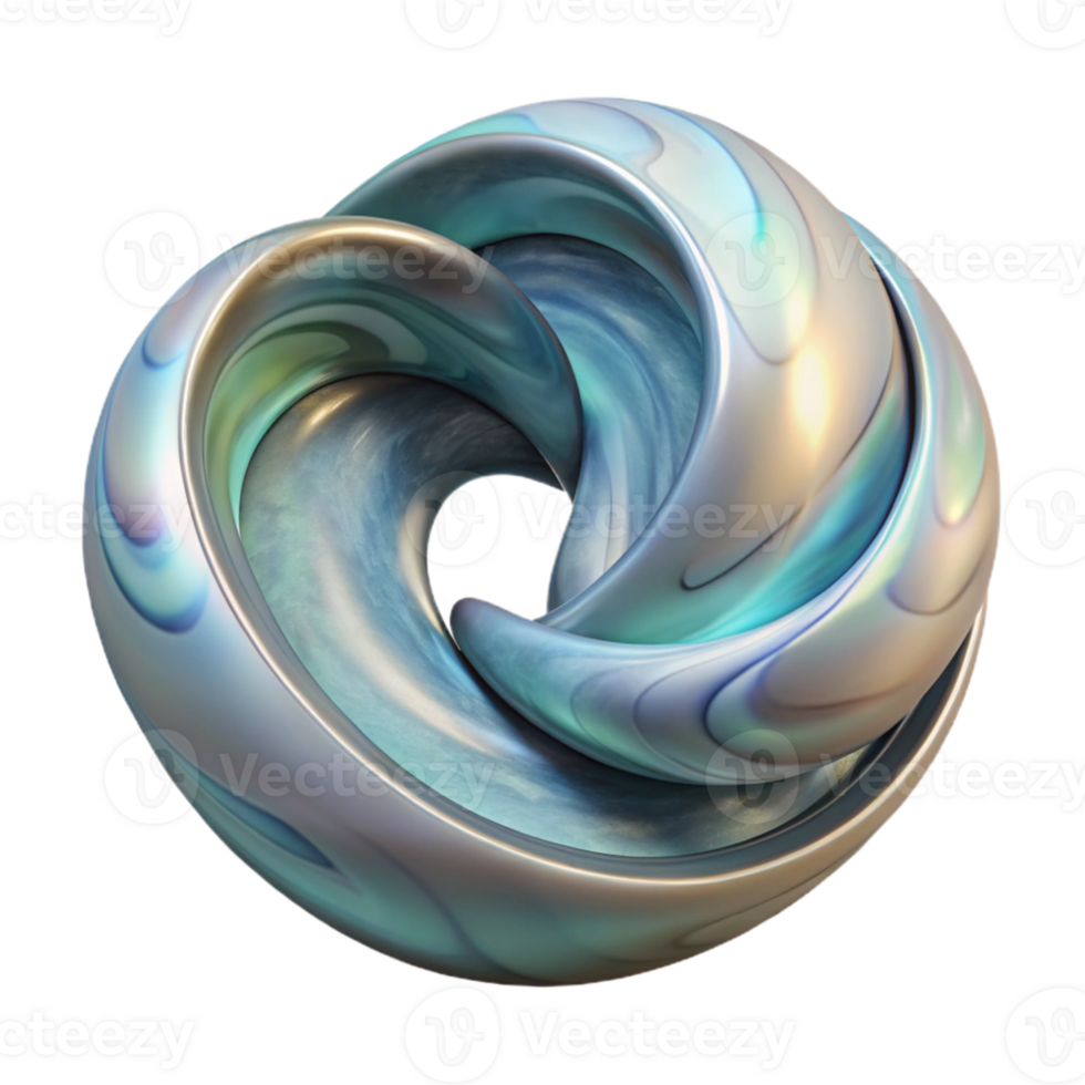 vibrant classic Warped Reflection Graphic Design Element Cutout professional png