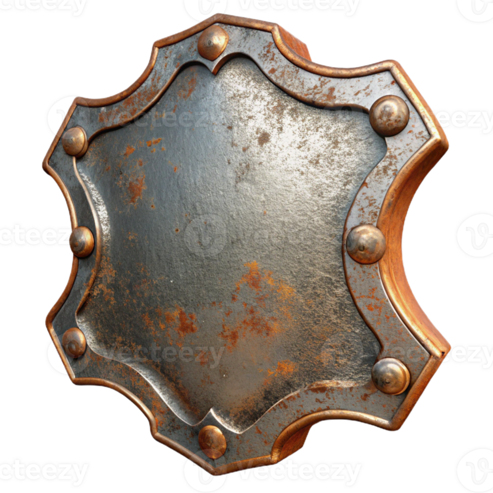 beautiful modern Weathered Metal Plate Texture Rusty Edges Cutout high quality png
