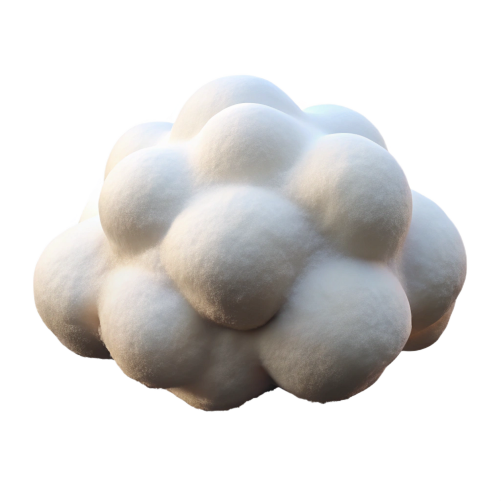 extraordinary abstract White Fluffy Nimbus Cloud Cutout with Soft Lighting genuine png