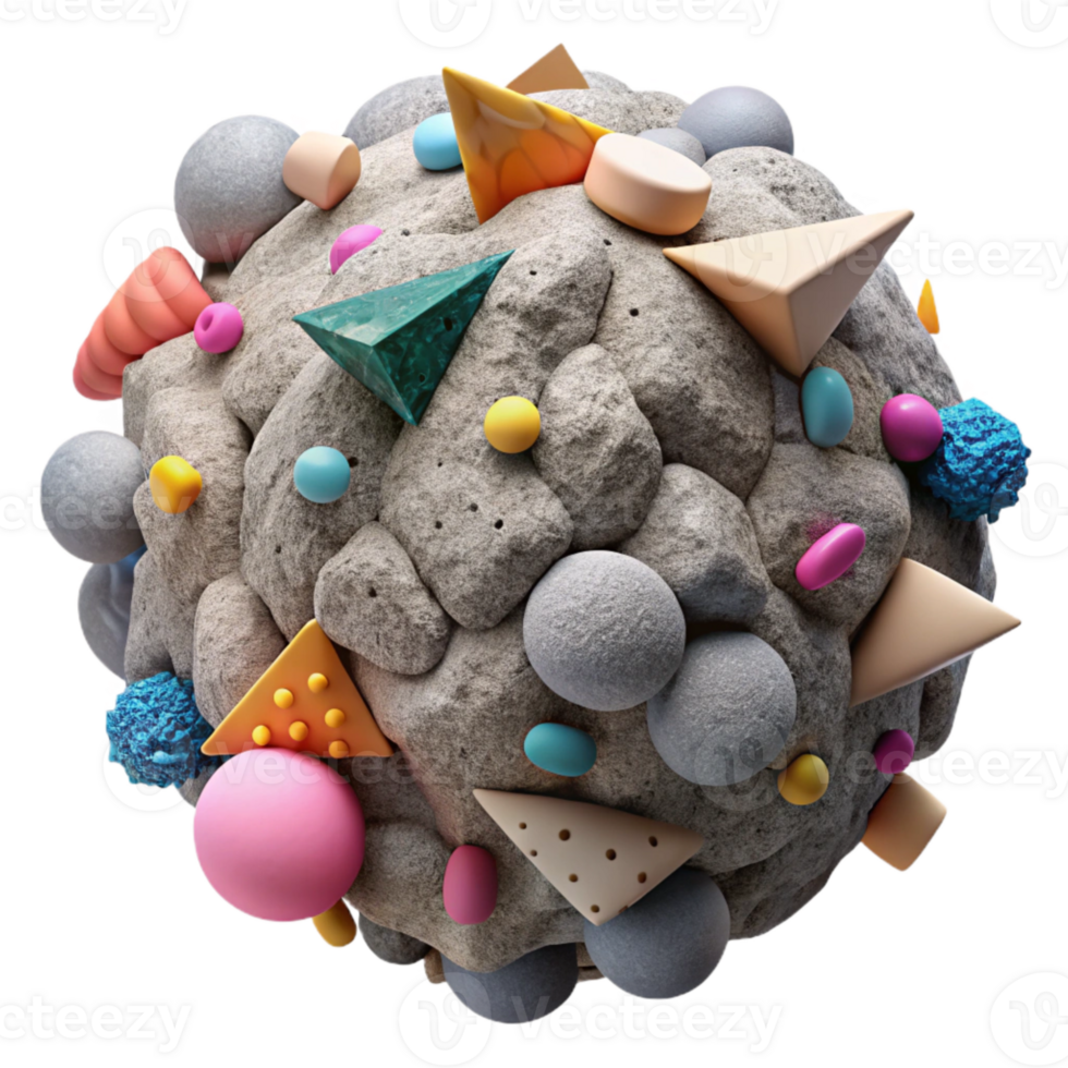 beautiful modern Recycled Paper Pulp Texture Clumpy Cutout detailed png