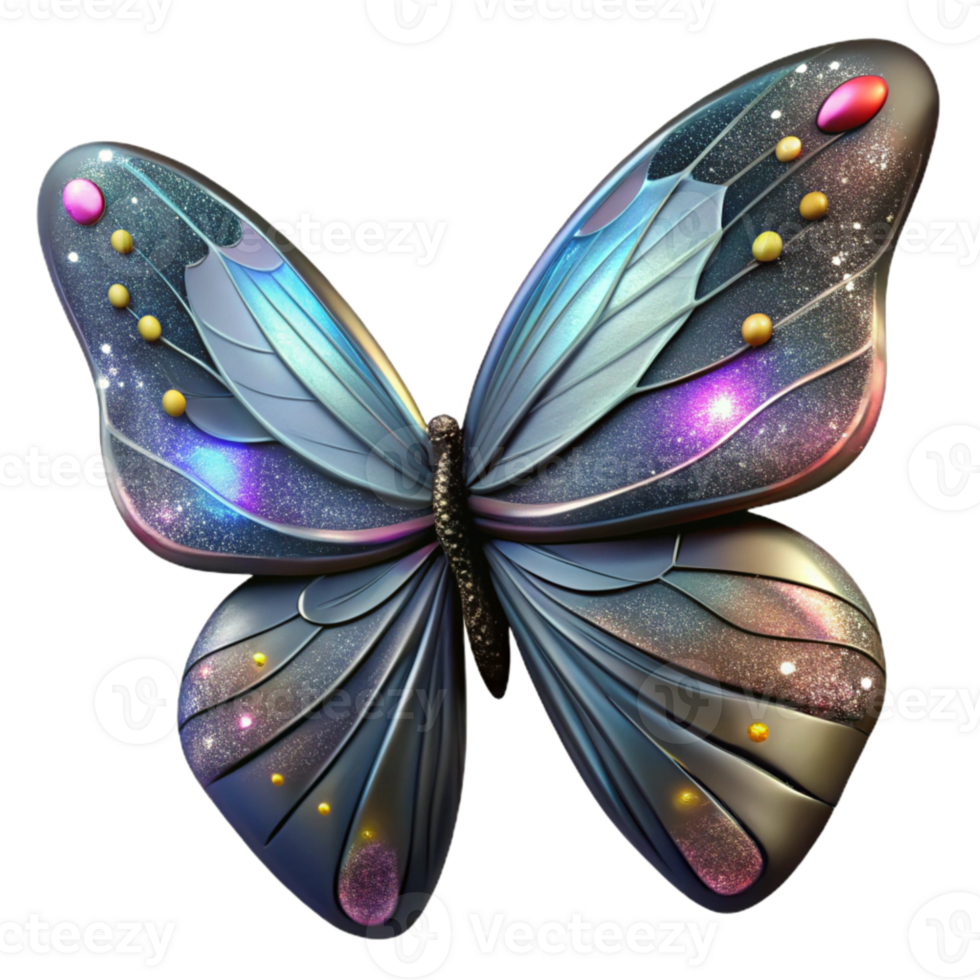 magnificent rustic Butterfly Wing Texture Transparent Background Isolated Element exclusive png