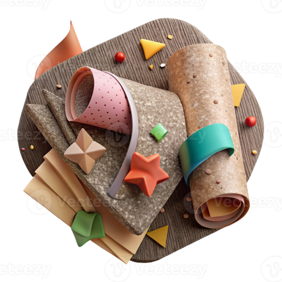 impressive rustic Recycled Paper Texture Rough Cutout Element high quality png