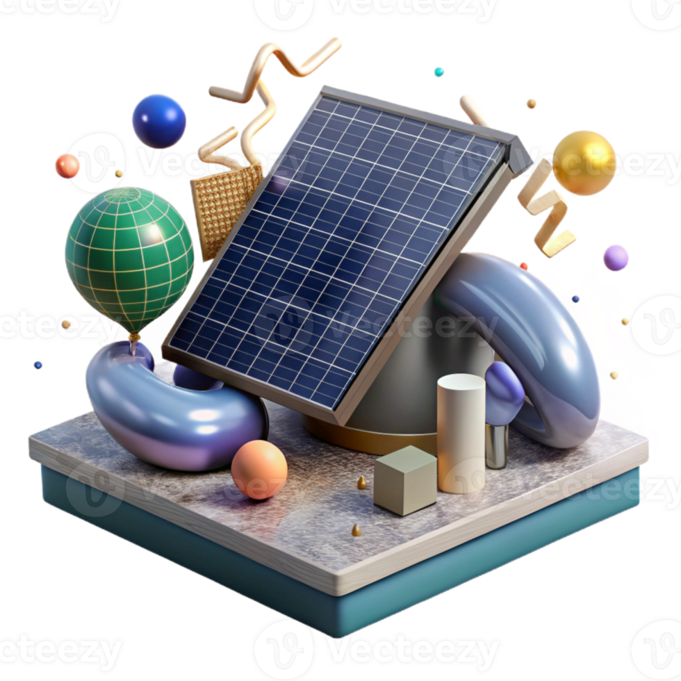 magnificent vintage Solar Panel Installation Rooftop View Transparent Background high quality png